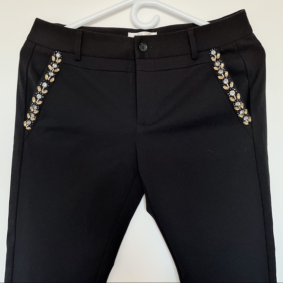 NEW Celine Black Cropped Pants Size 38 NWOT - Picture 2 of 7